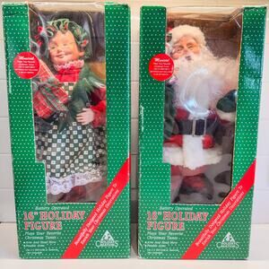 1993 Holiday Creations-Animated, Musical Mr.
 and Mrs Santa Claus-Original Box